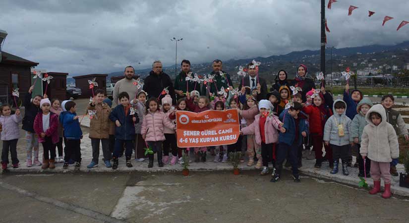 Görele’de Minikler Fidanlarla Geleceği Yeşertti