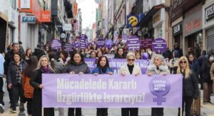 Giresun’da 8 Mart yürüyüşüne yoğun katılım