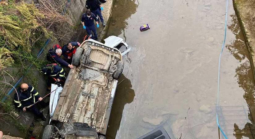 Tirebolu’da dereye uçan araçta 3 can kaybı