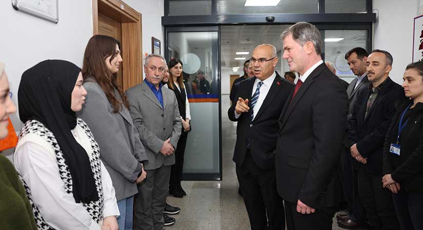 Vali Mustafa Koç’tan üç kuruma inceleme ziyareti