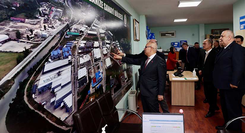 Vali Koç’tan Teknopark ve fındık firmalarına ziyaret