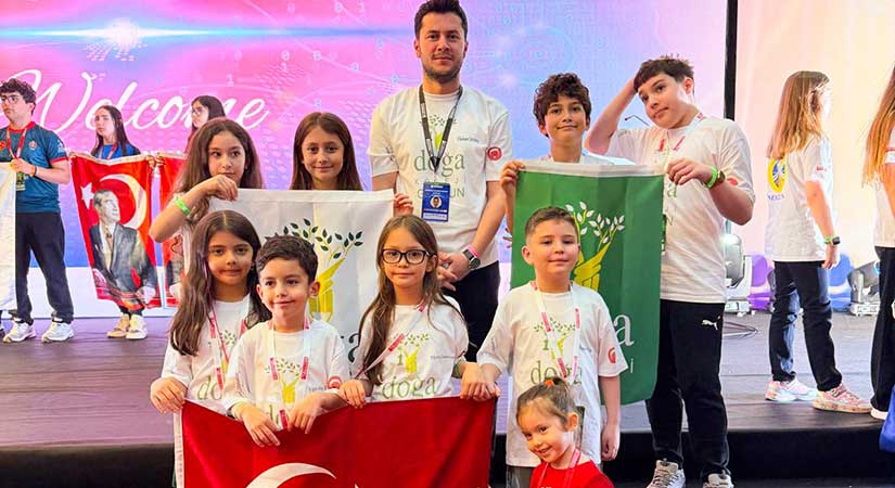 Giresun Doğa Koleji Avrupa yolcusu