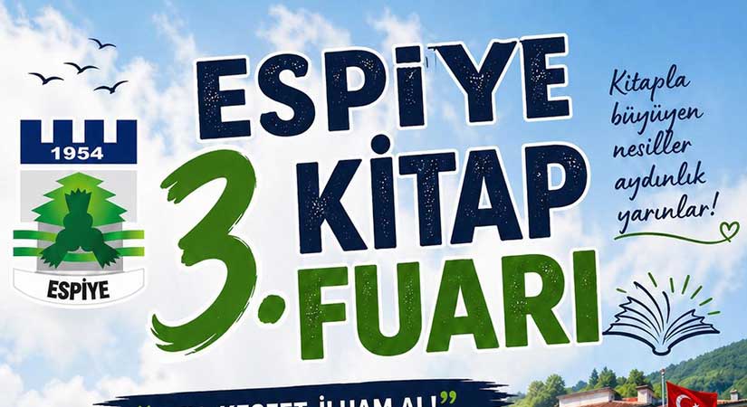 Espiye 3. Kitap Fuarı “herkes davetli” çağrısı yaptı