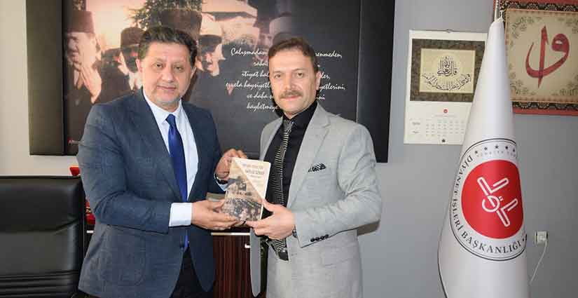 Sencer Olgun müftülükte ziyaret gerçekleştirdi