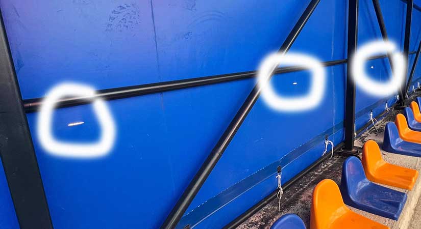 Eynesil Spor Kompleksi saldırıya uğradı failler aranıyor