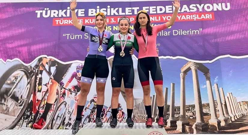 Giresunlu bisikletçiler Türkiye Kupası’na damga vurdu