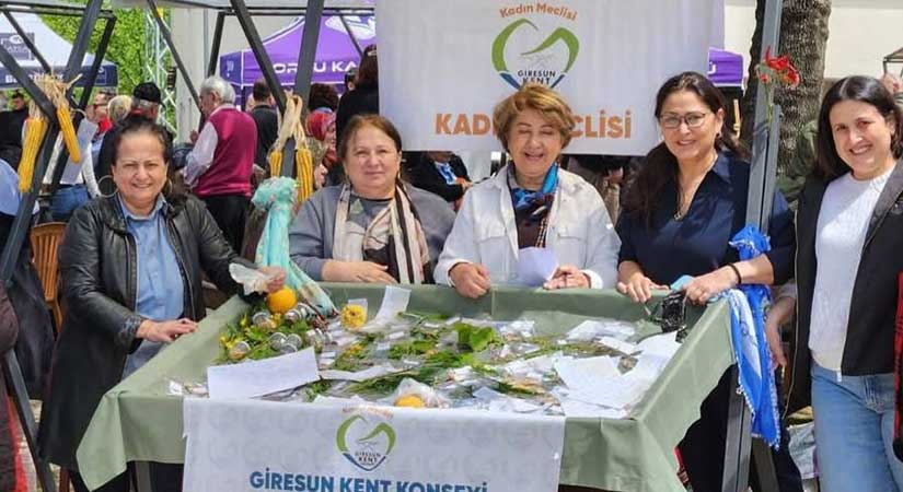 Giresunlu kadınlar Fatsa’da ilgi odağı