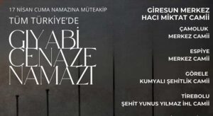 Eğitim-Bir-Sen Giresun’dan Şehitler için saf tutun çağrısı