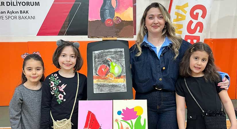 Görele Gençlik Merkezi’nde çocuklardan renkli çıkış