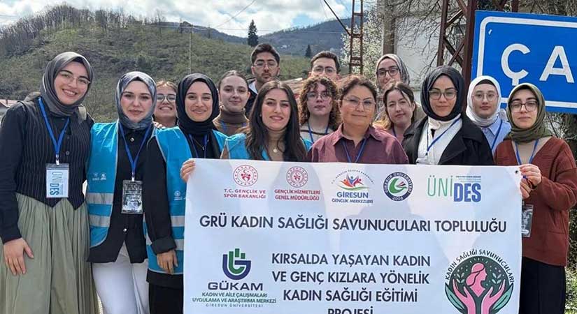 Giresun Üniversitesi kadın sağlığı eğitimini sahaya taşıdı