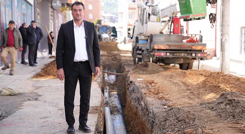 Giresun Belediyesi sağlıklı su için asbest boruları söküyor