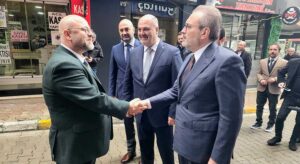 Mahir Ünal MHP İl Başkanlığı’nda mesaj verdi