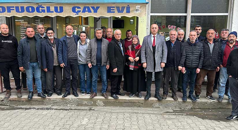 İYİ Partili Cebeci Eynesil’de “Yanınızdayız” mesajı verdi