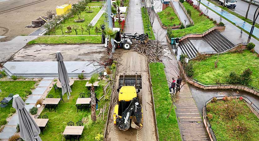 Plajlar bölgesinde kapsamlı dönüşüm başladı