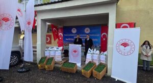 Giresun Şebinkarahisar’da nohut tohumu çiftçiye dağıtıldı