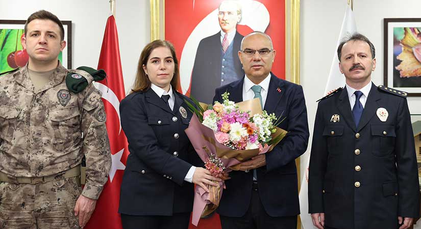 Vali Koç emniyet heyetini ağırladı