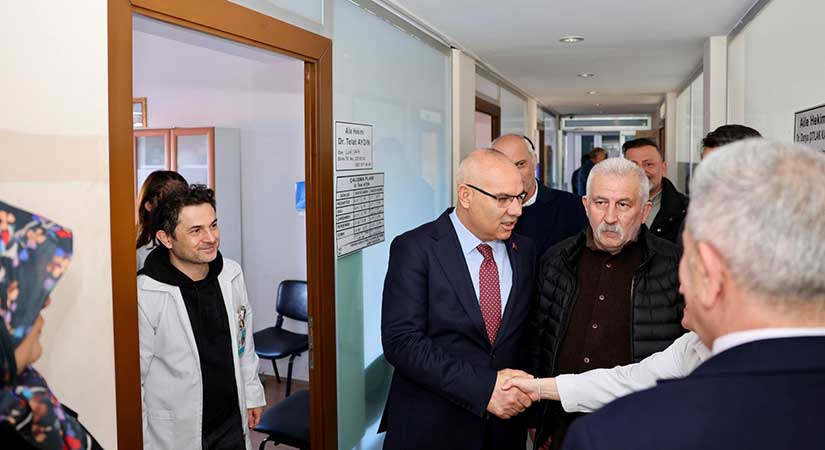 Vali Koç aile sağlığı merkezinde inceleme yaptı