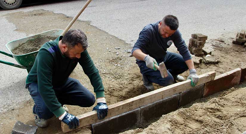 Yeşil alanlarda düzenleme sürüyor
