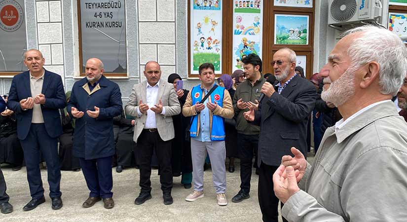 Giresun’da hacı adayları gözyaşlarıyla uğurlandı