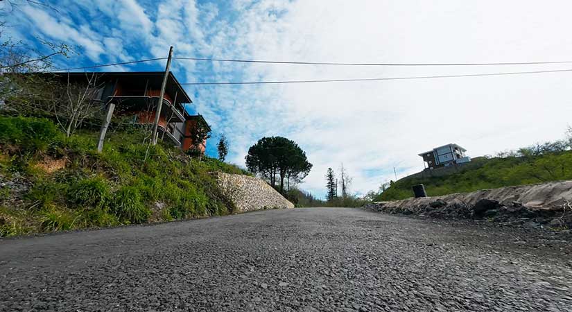 Giresun Özel İdaresi Keşap’ta yolu yeniledi