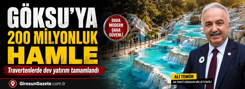 Travertenlerde dev yatırım tamamlandı