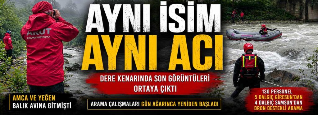Dere kenarında son görüntüleri ortaya çıktı