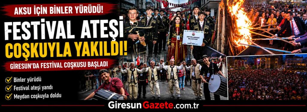 Festival ateşi coşkuyla yakıldı
