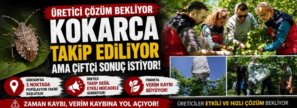 Kokarca takip ediliyor ama çiftçi sonuç istiyor