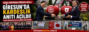 Giresun’da kardeşlik anıtı açıldı