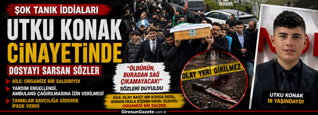 Utku Konak cinayetinde dosyayı sarsan sözler
