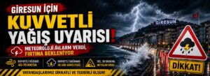 Meteoroloji alarm verdi, fırtına bekleniyor