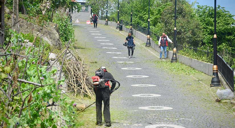 Kale ve Özgürlük Yolu’nda temizlik seferberliği