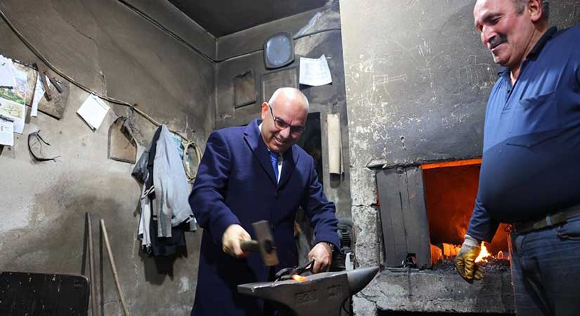 Vali Koç örs’ün başına geçti