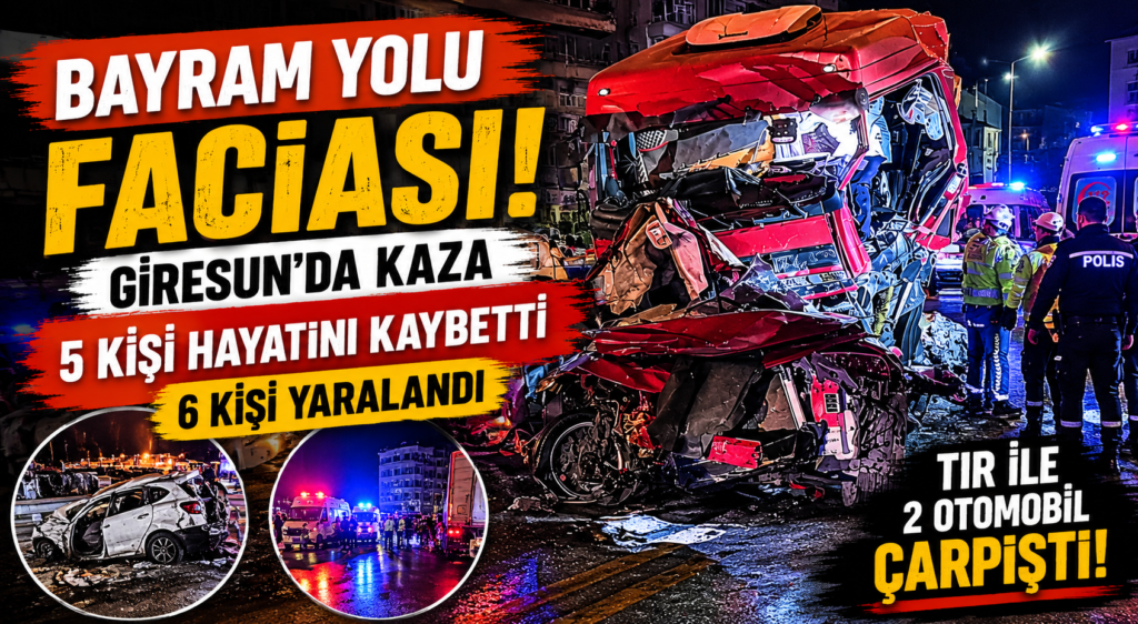 Giresun’daki feci kazada aynı aileden 5 kişi öldü