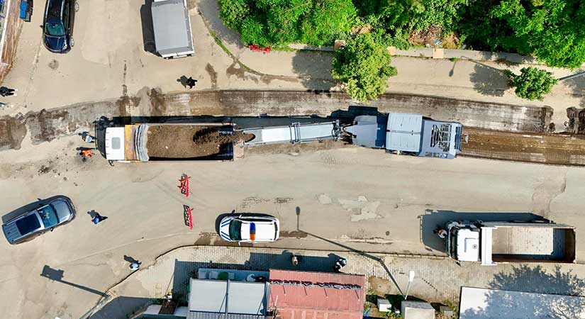 Giresun’da ilk kazma Bahtiyar Aydın Caddesi’nde vuruldu