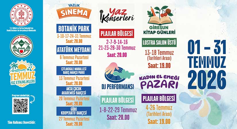 Giresun’da kültür ve sanat rüzgârı esecek