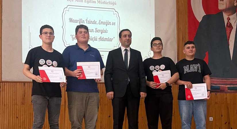 Öğrencilerin projeleri “Geleceğe Güçlü Adımlar” sergisinde görücüye çıktı
