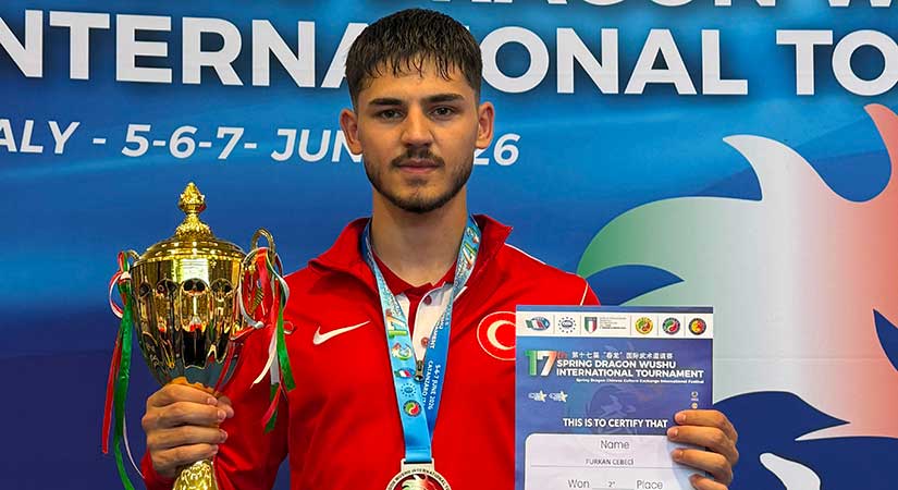 Espiyeli Furkan Dünya Kupası’nda ikinci oldu