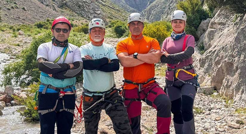 GİDOSK sporcularından kaya tırmanış başarısı