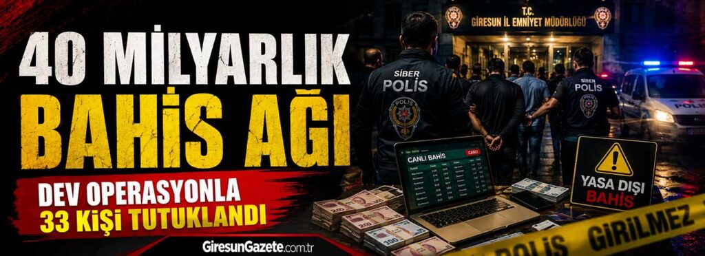 Dev operasyonla 33 kişi tutuklandı
