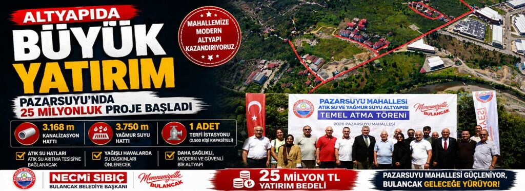 Pazarsuyu’nda 25 milyonluk proje başladı