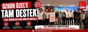 CHP Giresun’dan birlik mesajı