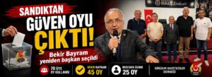 Bekir Bayram yeniden başkan seçildi