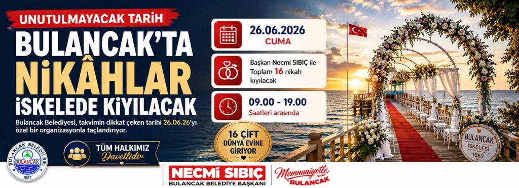 Bulancak’ta nikâhlar iskelede kıyılacak