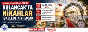 Bulancak’ta nikâhlar iskelede kıyılacak