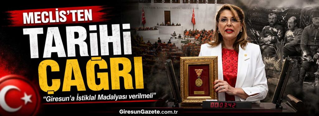 Gezmiş: Giresun’a İstiklal Madalyası verilmeli