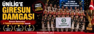 Giresun Üniversitesi 4 Türkiye şampiyonluğu kazandı