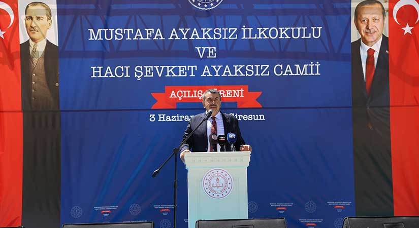 Bakan Tekin’den eğitim vurgusu