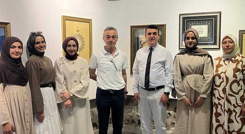 Şebinkarahisar’ın tezhip eserleri Giresun’da sergilendi