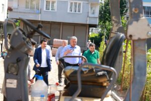 Başkan Sıbıç çalışmaları yerinde denetledi